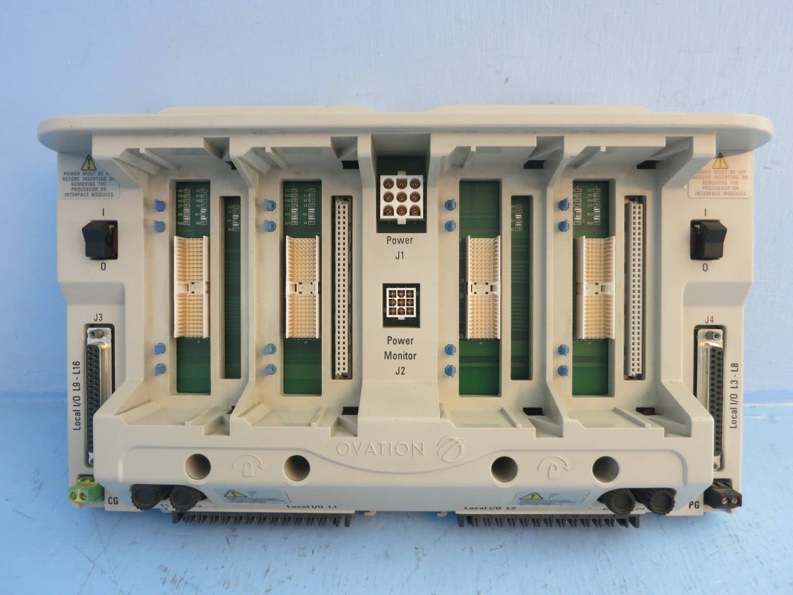 Ovation Process Control Base Assembly 5X00225G01 PLC Westinghouse Emerson  Rack (PM2092-11)